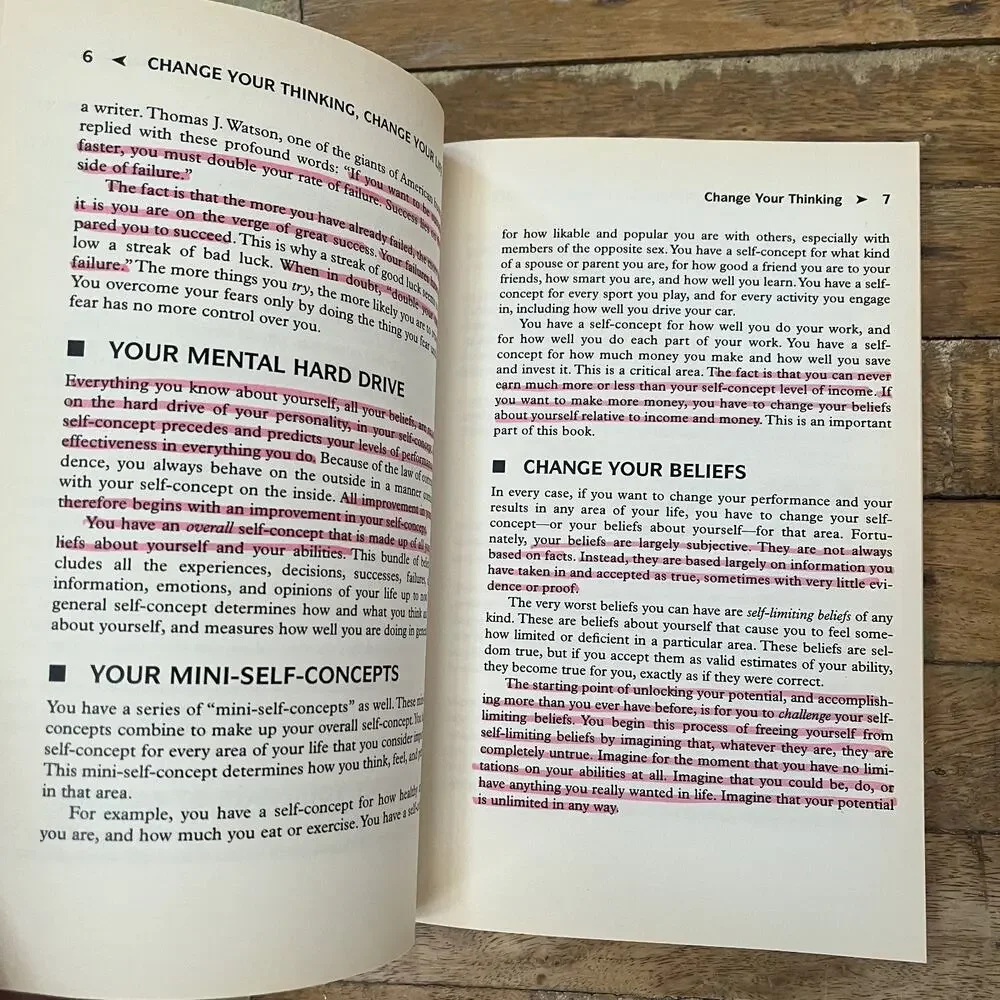 Self Help Business Psychology Mixed Book Lot of 8